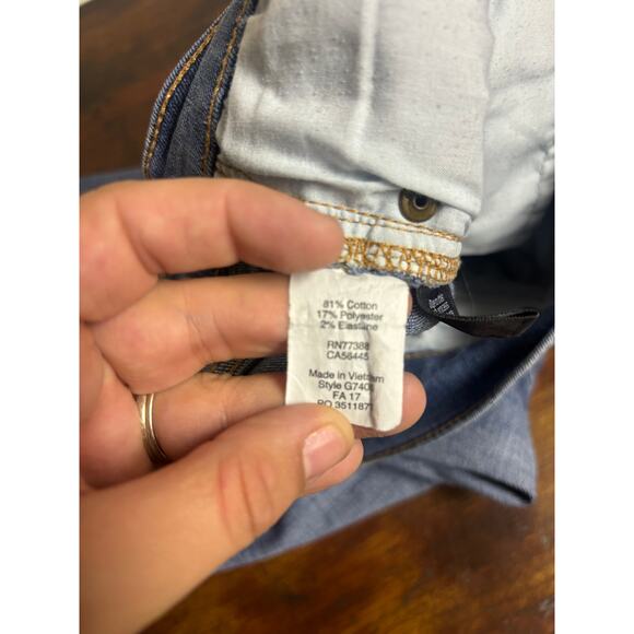 J.Crew Stretch Jeans Size 25 | Medium Wash Distressed Knee Skinny Denim - Picture 6 of 7